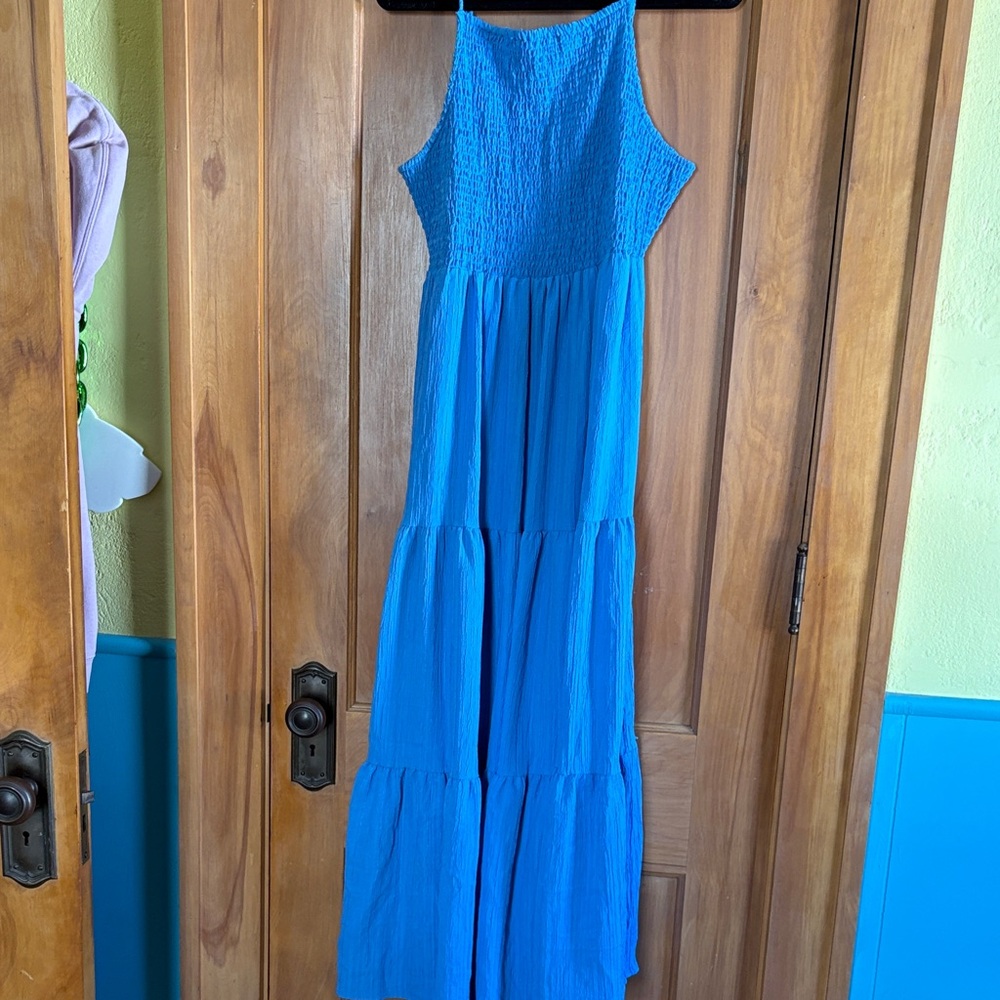 ASOS Bright Blue Maxi Dress